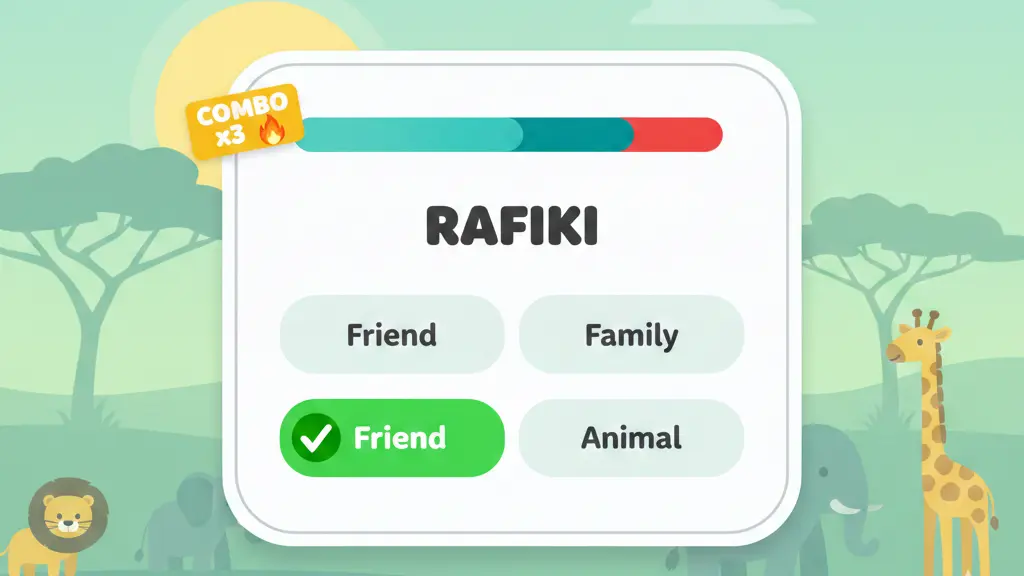 swahili vocabulary quiz